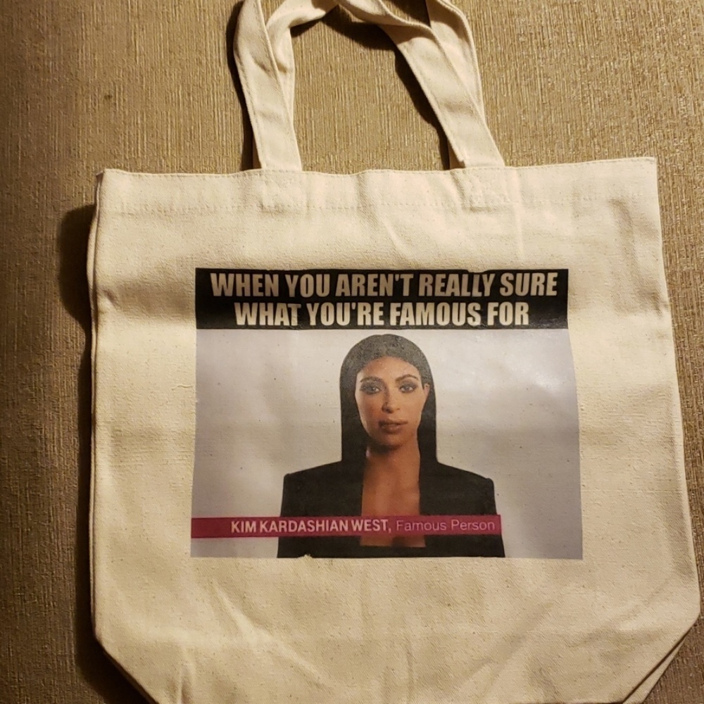 Kardashian meme tote